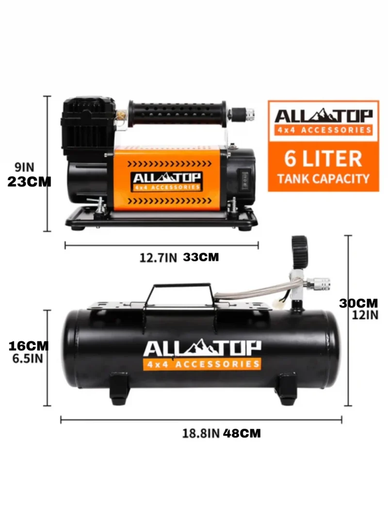 کمپرسور باد تک سیلندر مخزن‌دار آلتاپ ALLTOP مدل ATACR200-6L