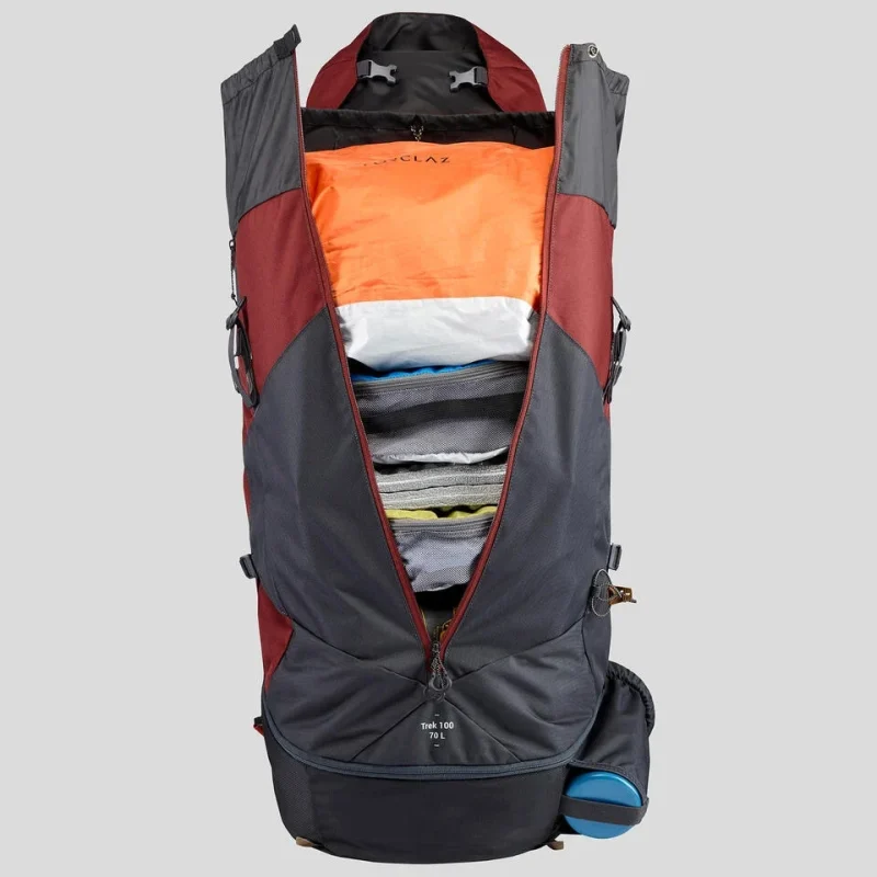 کوله پشتی ۷۰ لیتری فورکلاز Forclaz مدل MT100 easyfit
