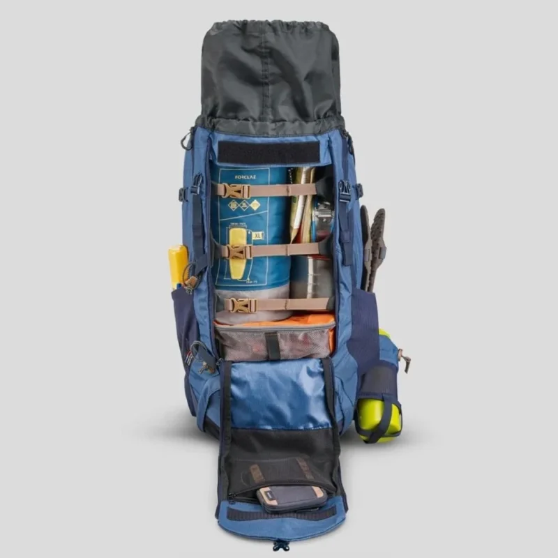 کوله پشتی فورکلاز Forclaz مدل Trek500 ۵۰+۱۰ لیتر