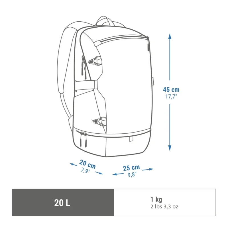 کوله پشتی کچوا Quechua مدل NHarpenaz 500 20L