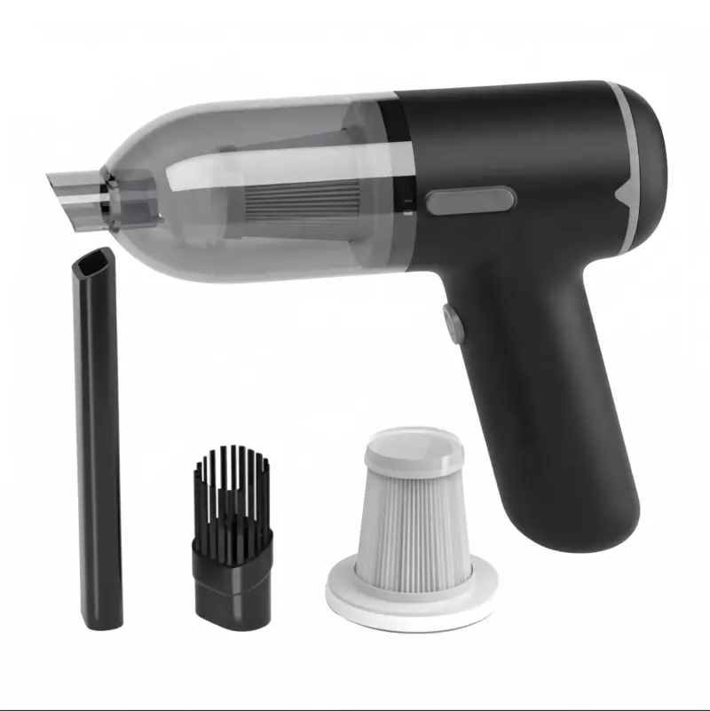 جارو شارژی Car Cleaner مشکی-طوسی