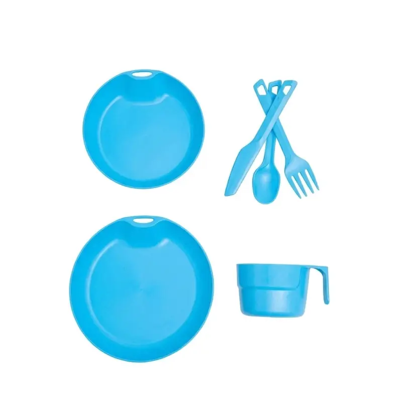 ست ظروف ۱ نفره لایف کمپ Life Camp مدل ۶ تکه کد 45802 آبی روشن