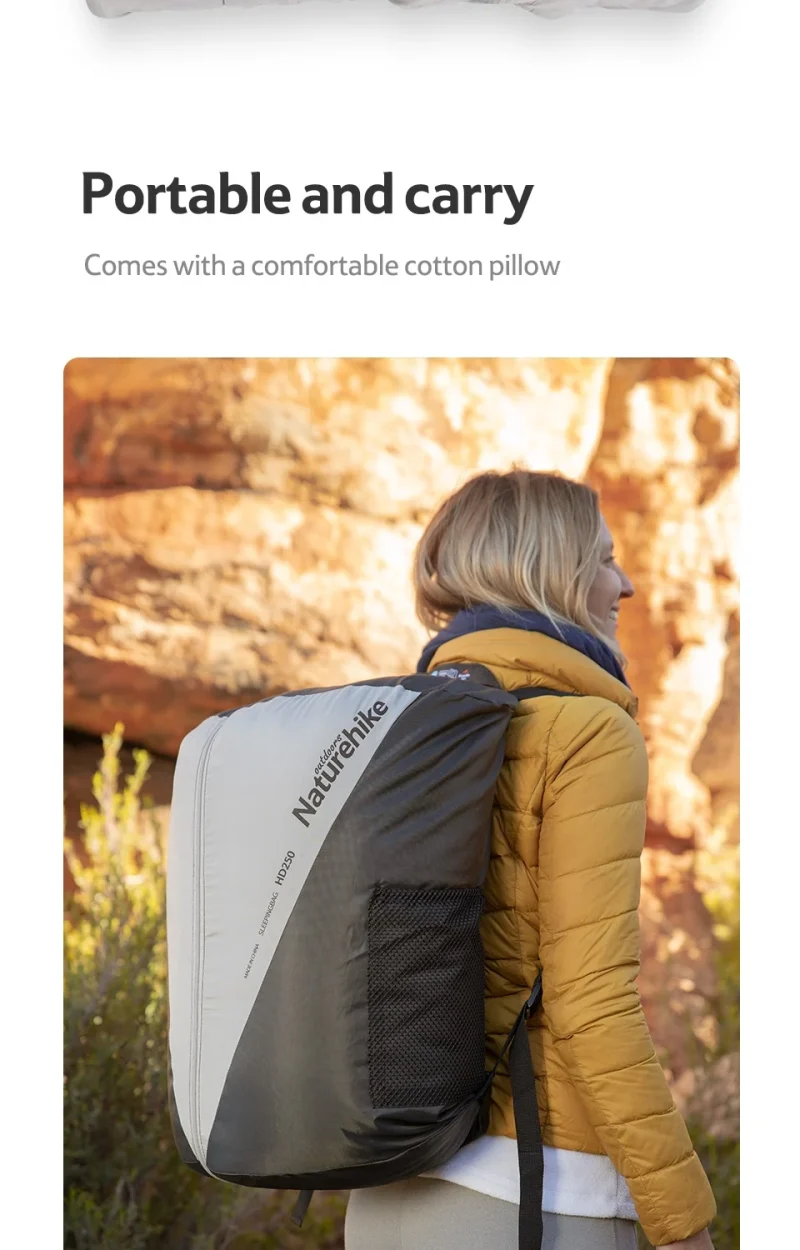 کیسه خواب دو نفره نیچرهایک Naturehike مدل NH21MSD05