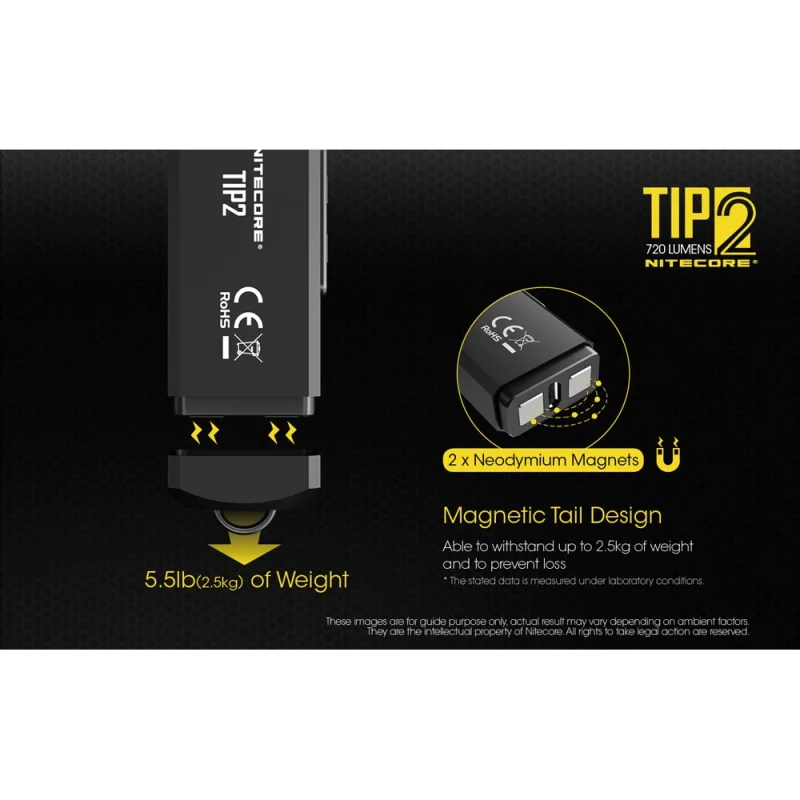 چراغ قوه جاسوییچی نایتکر Nitecore مدل Tip2