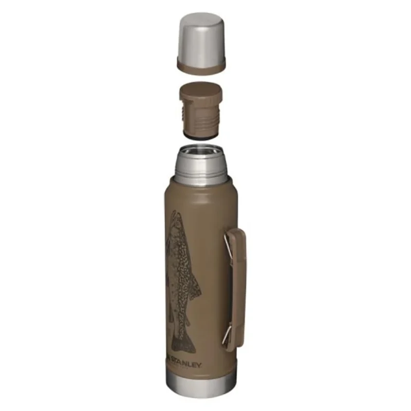 فلاسک استنلی Stanley مدل Legendary Classic طرح ماهی ۱ لیتر