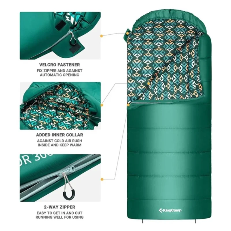 کیسه خواب الیاف کینگ کمپ King Camp مدل Superior 300 XL